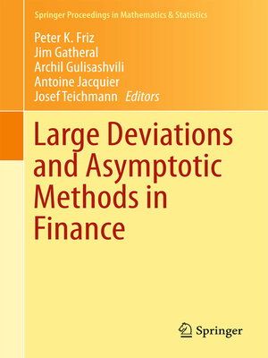 cover image of Large Deviations and Asymptotic Methods in Finance